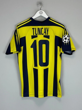 Breathable mesh lining Seamless construction 2004/06 FENERBAHCE TUNCAY #10 C/L HOME SHIRT (S) ADIDAS