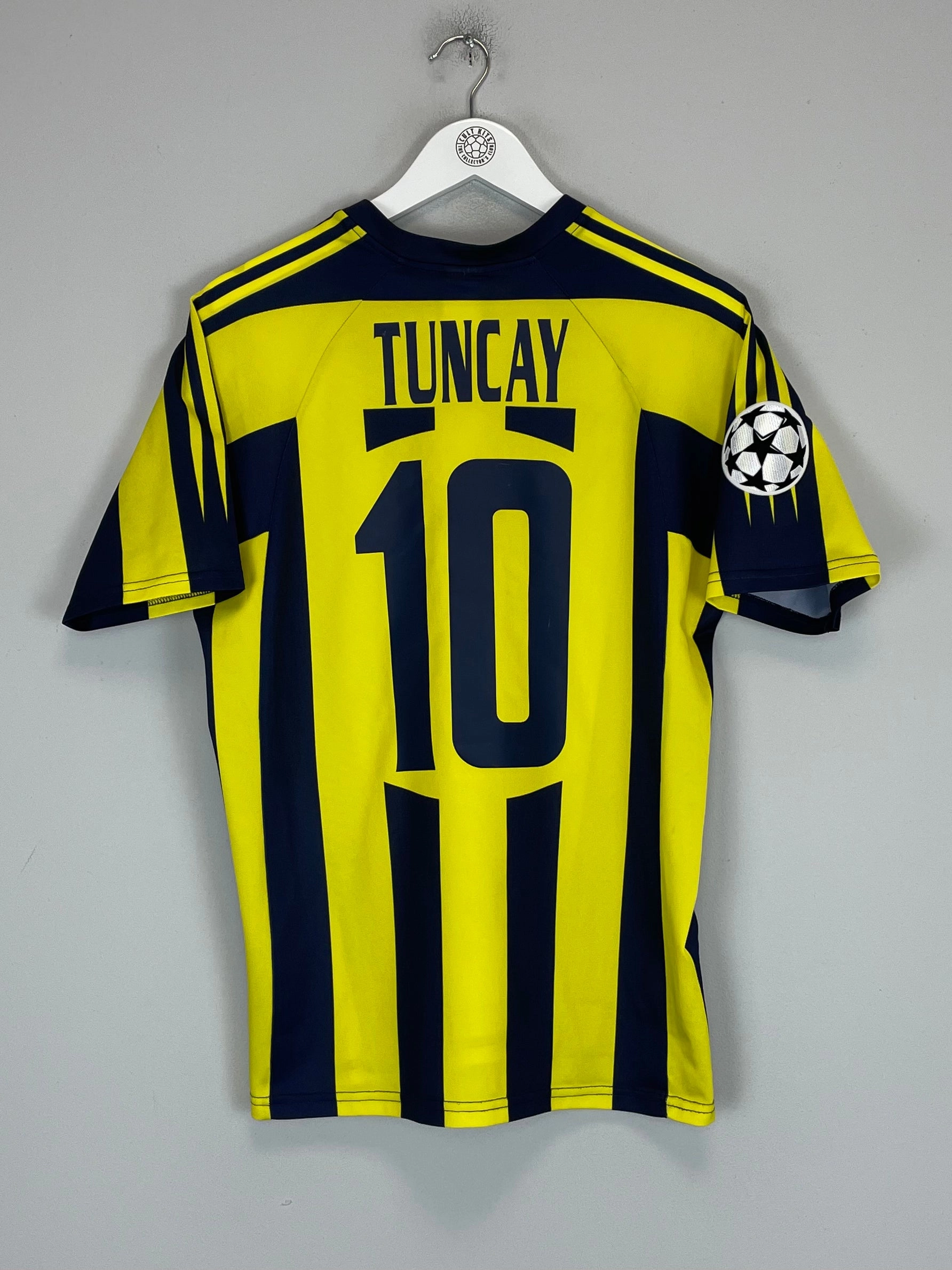 Breathable mesh lining Seamless construction 2004/06 FENERBAHCE TUNCAY #10 C/L HOME SHIRT (S) ADIDAS