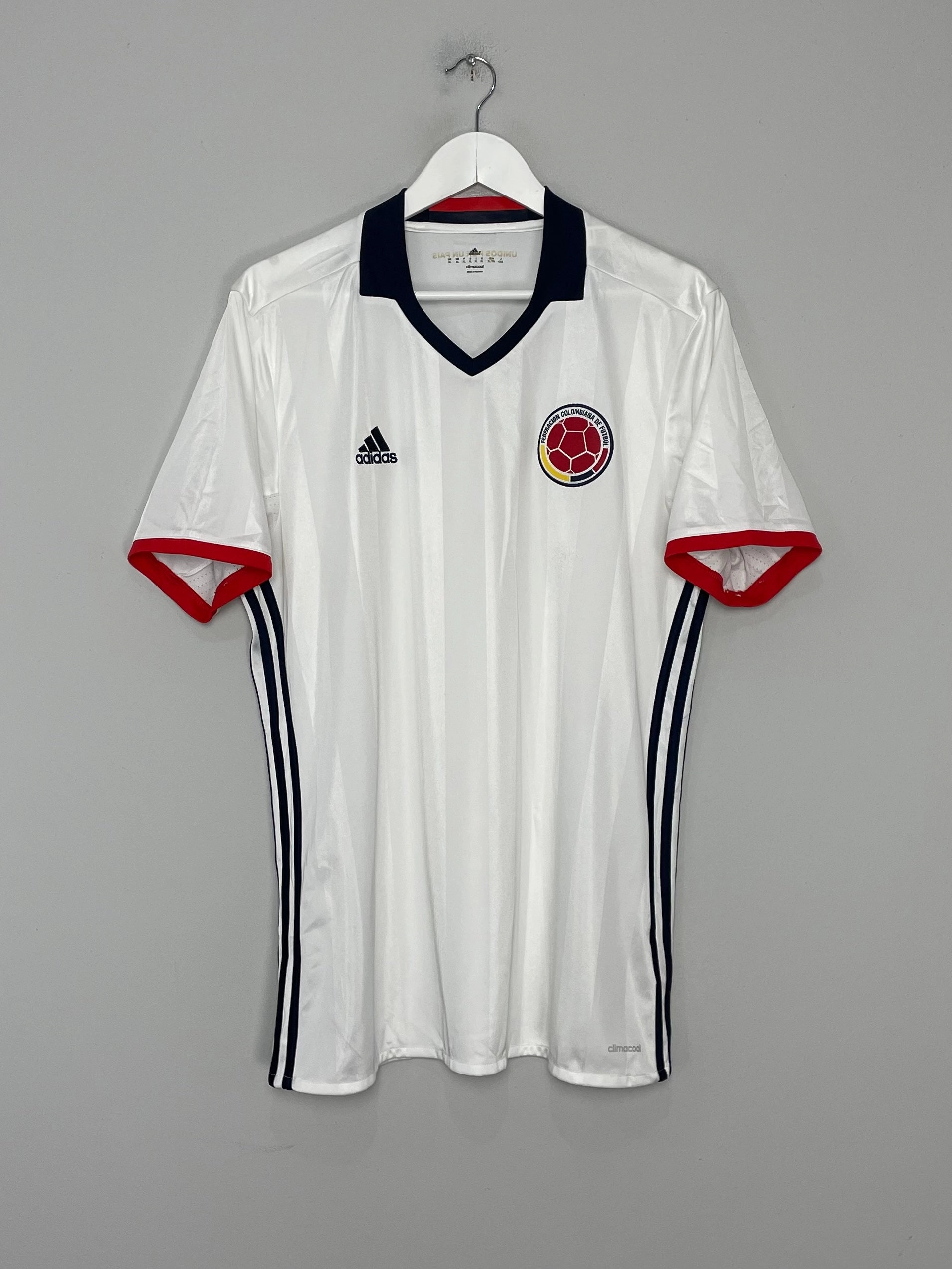 Breathable mesh lining 2016/18 COLOMBIA AWAY SHIRT (XL) ADIDAS