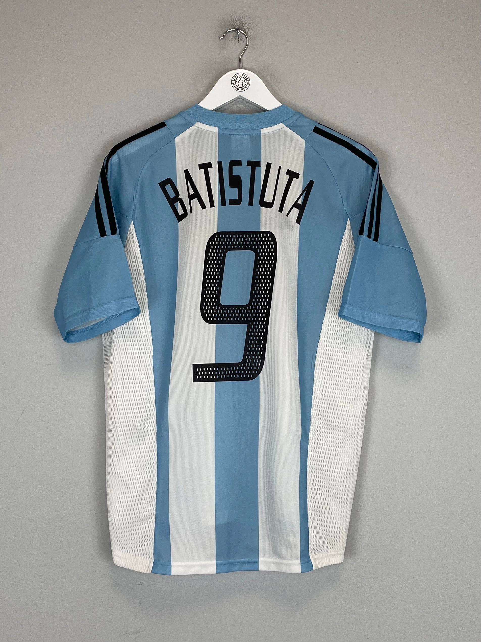 2002/04 ARGENTINA BATISTUTA #9 HOME SHIRT (M) ADIDAS Casual Performance