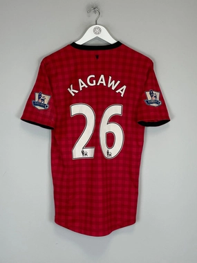 2012/13 MANCHESTER UNITED KAGAWA #26 HOME SHIRT (S) NIKE Stretch Fabric Technology Maximum Comfort