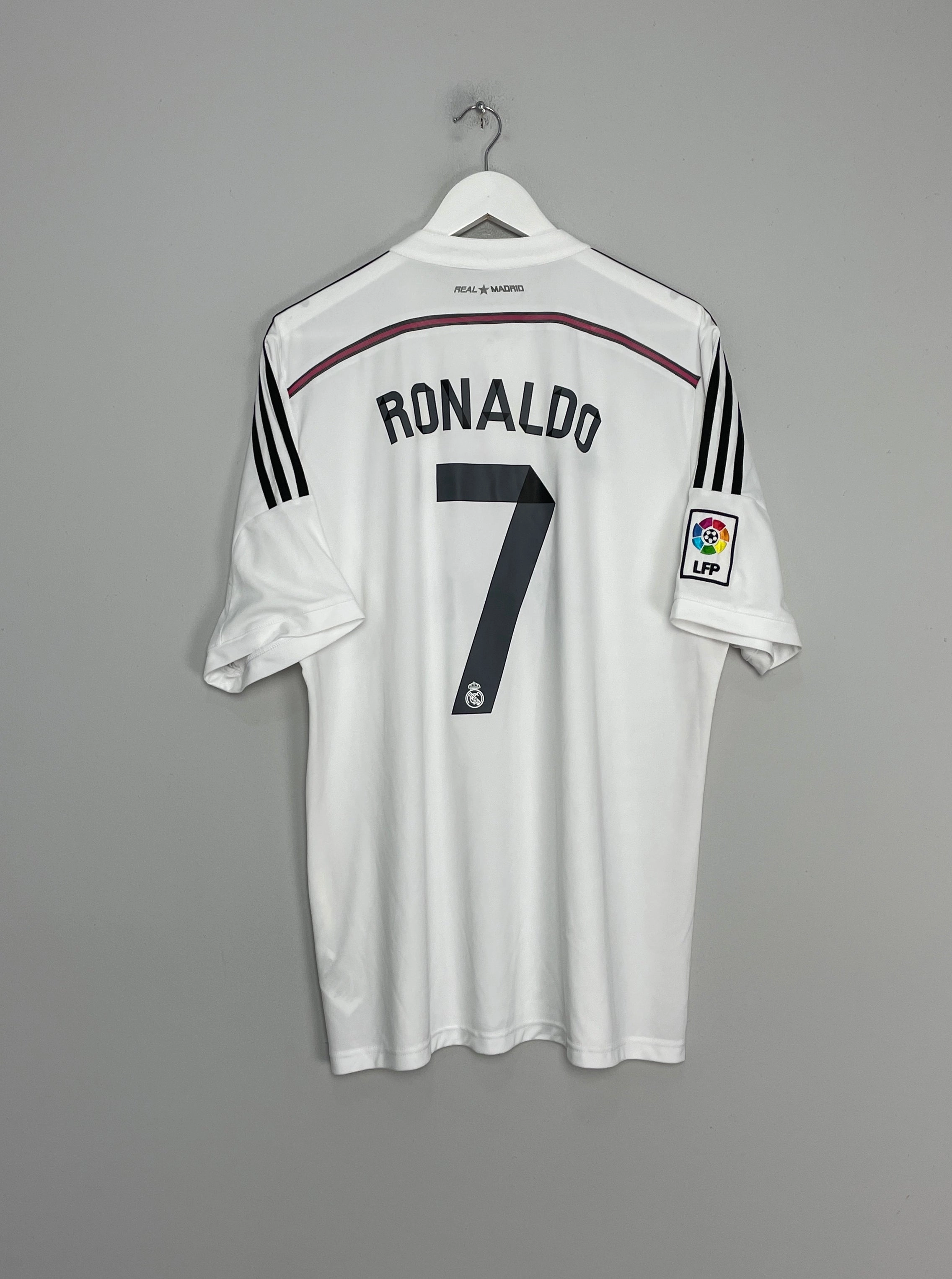 2014/15 REAL MADRID RONALDO #7 HOME SHIRT (XL) ADIDAS Performance Ready
