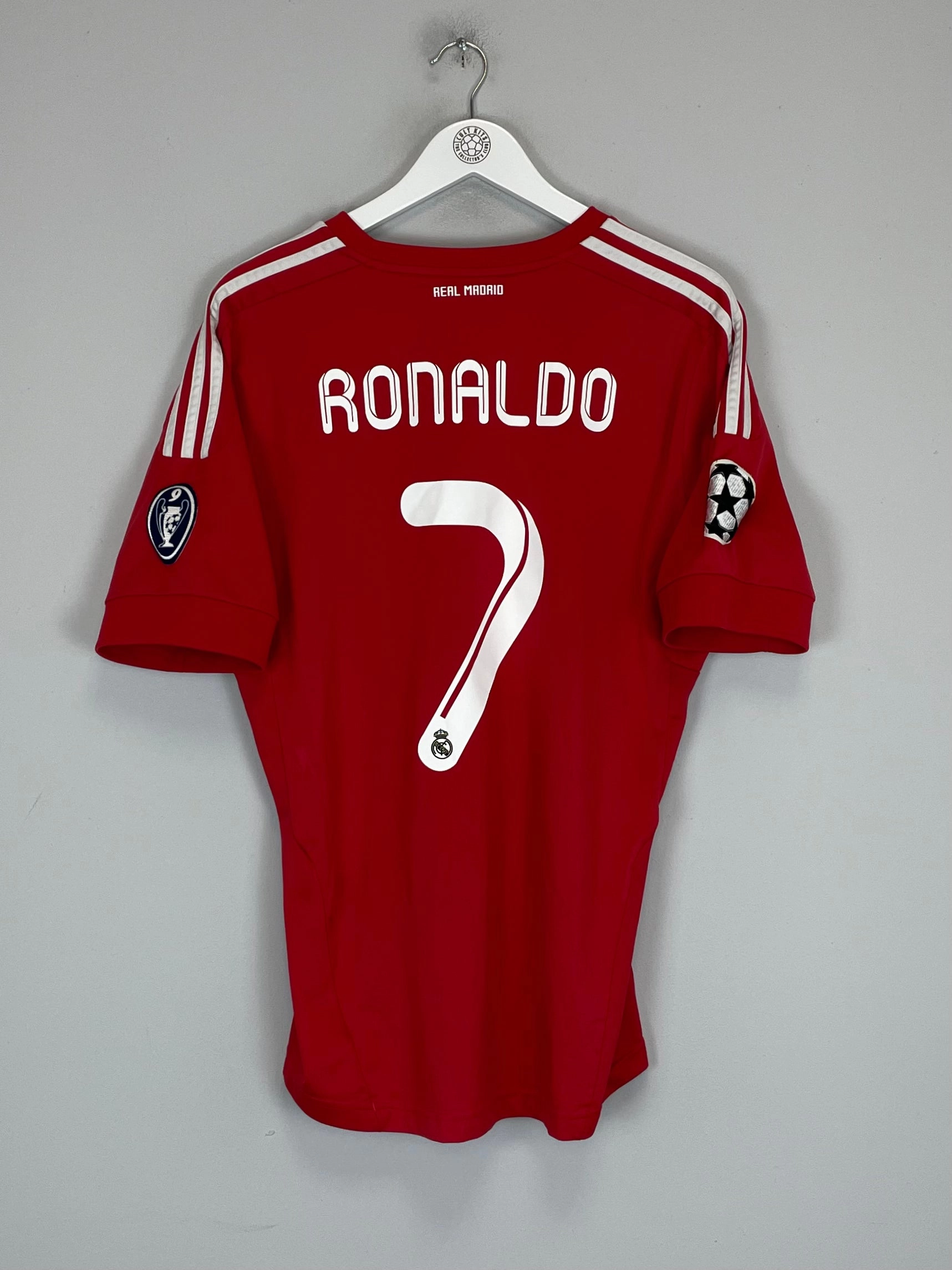 2011/12 REAL MADRID RONALDO #7 C/L THIRD SHIRT (L) ADIDAS Streamlined Fit Moisture Management System