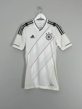 2012/13 GERMANY *PLAYER ISSUE* HOME SHIRT (M) ADIDAS Ribbed Hem Detail Flexible Yoke Design