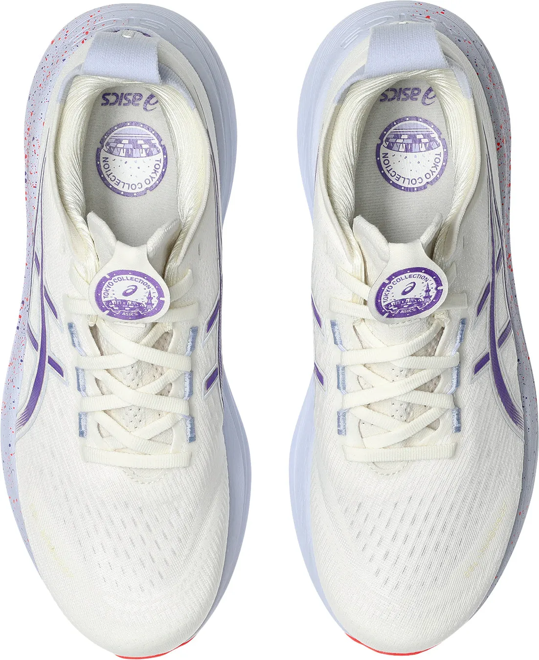Shock Touch Asics Gel Nimbus 27 Tokyo Mens Running Shoes - Cream