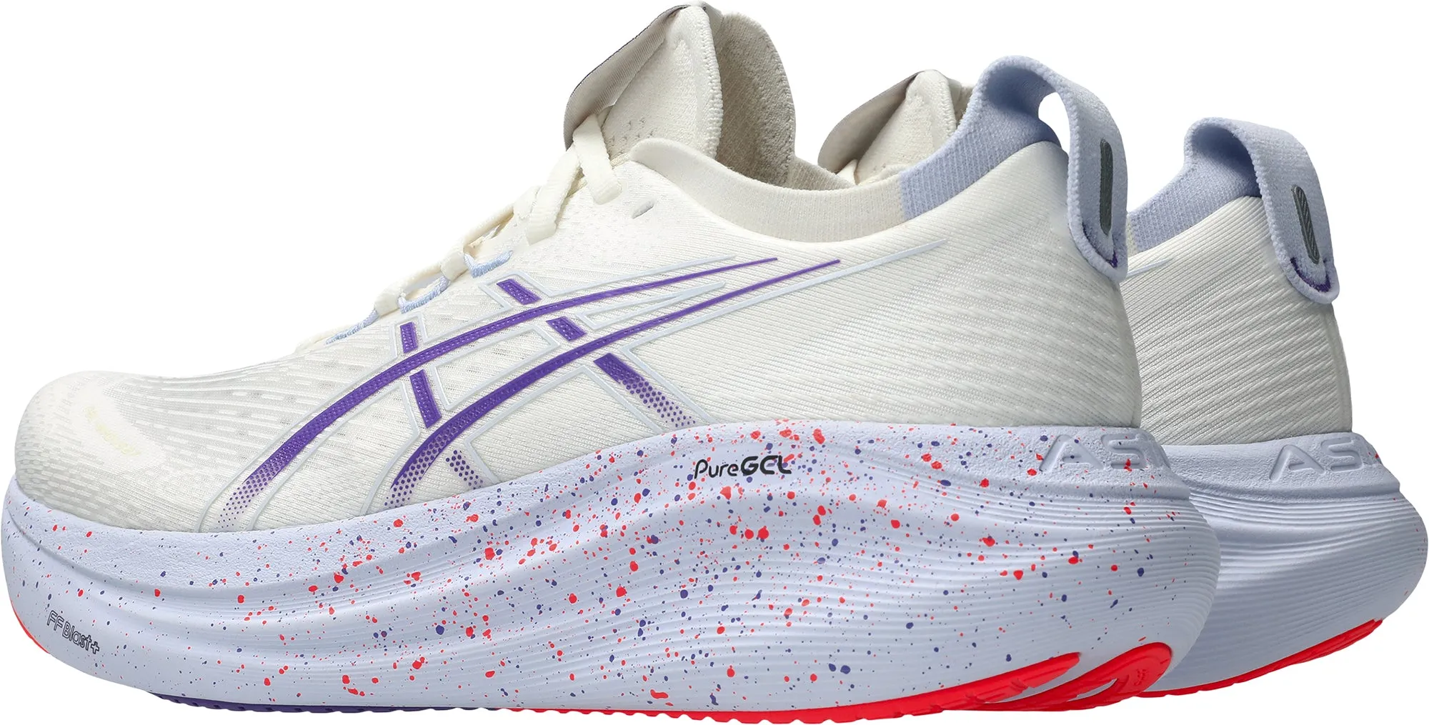 Dynamic silhouette Comfort Insole Asics Gel Nimbus 27 Tokyo Mens Running Shoes - Cream