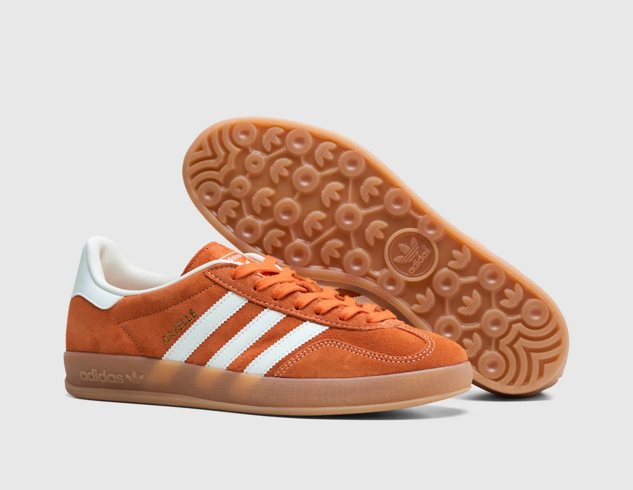adidas Originals Gazelle Indoor Orange / Off White Stability Control Plate