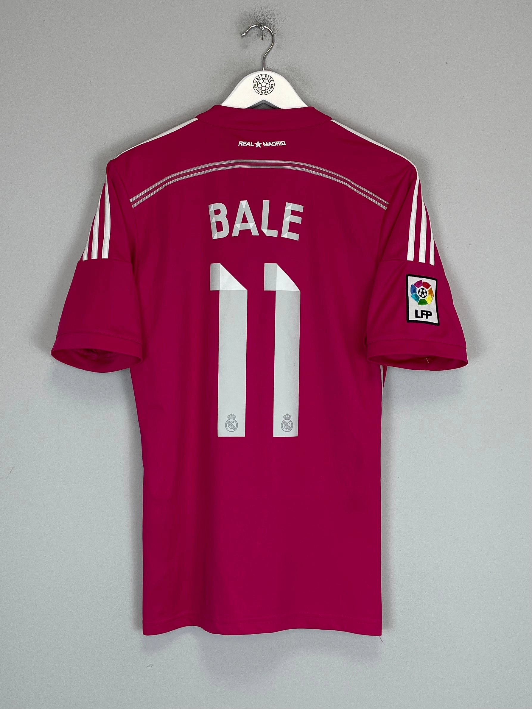 2014/15 REAL MADRID BALE #11 AWAY SHIRT (S) ADIDAS Relaxed Silhouette