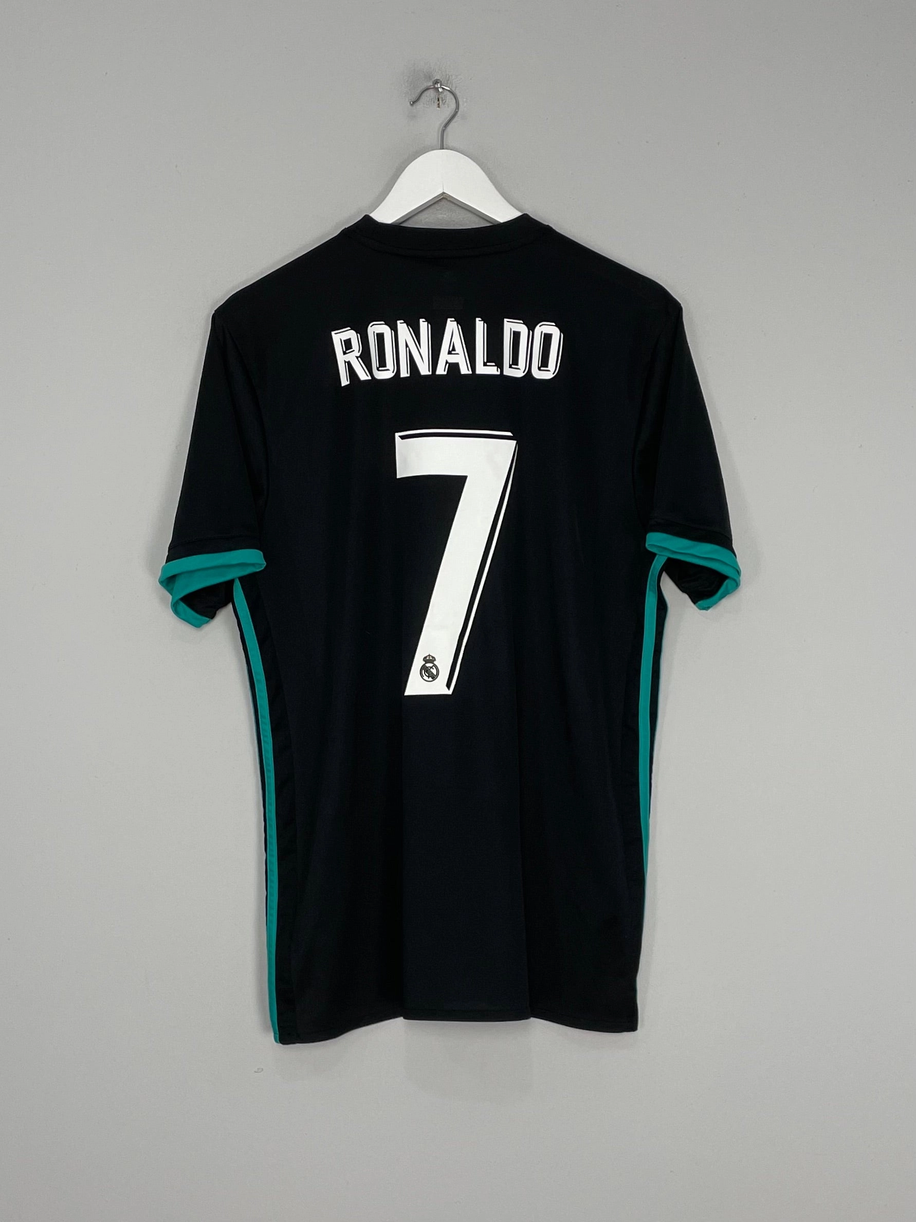 Stylish Comfort Anti Pilling Process 2017/18 REAL MADRID RONALDO #7 AWAY SHIRT (L) ADIDAS