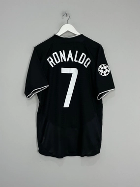 High Stretch Recovery All-day Performance 2003/05 MANCHESTER UNITED RONALDO #7 C/L AWAY SHIRT (M) NIKE