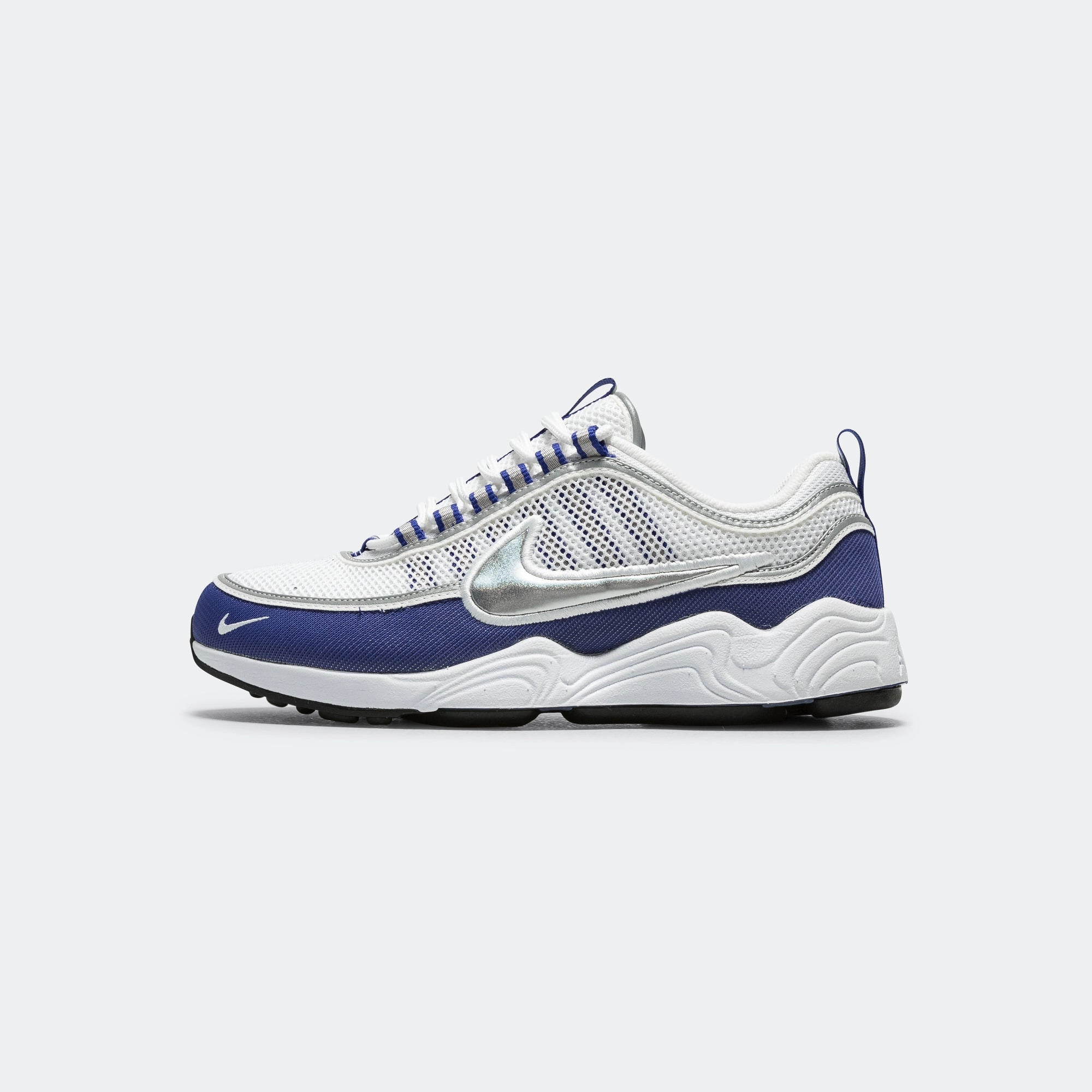 Comfortable Forefoot Air Zoom Spiridon SP - White/Metallic Silver-Light Concord