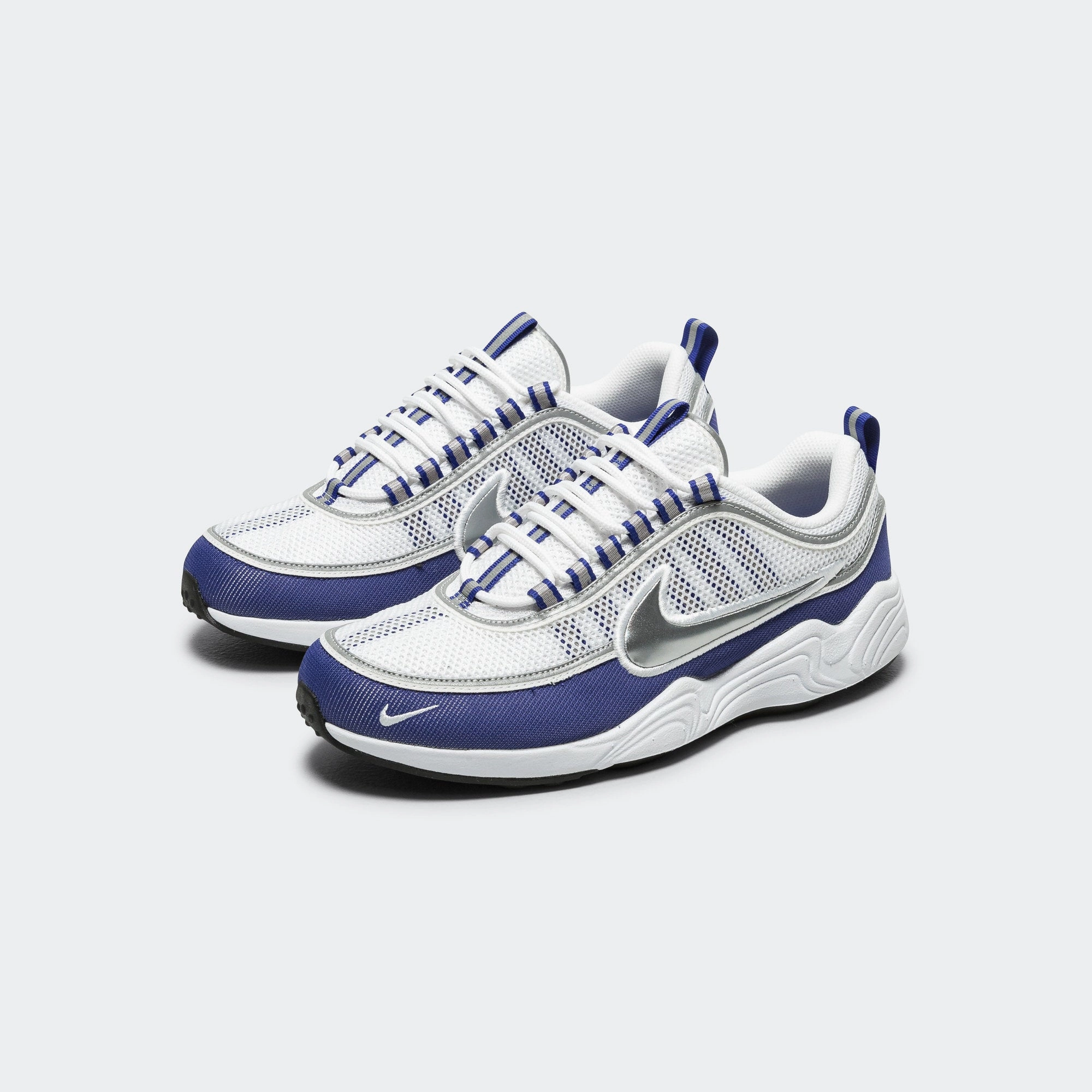 Comfy Support Air Zoom Spiridon SP - White/Metallic Silver-Light Concord