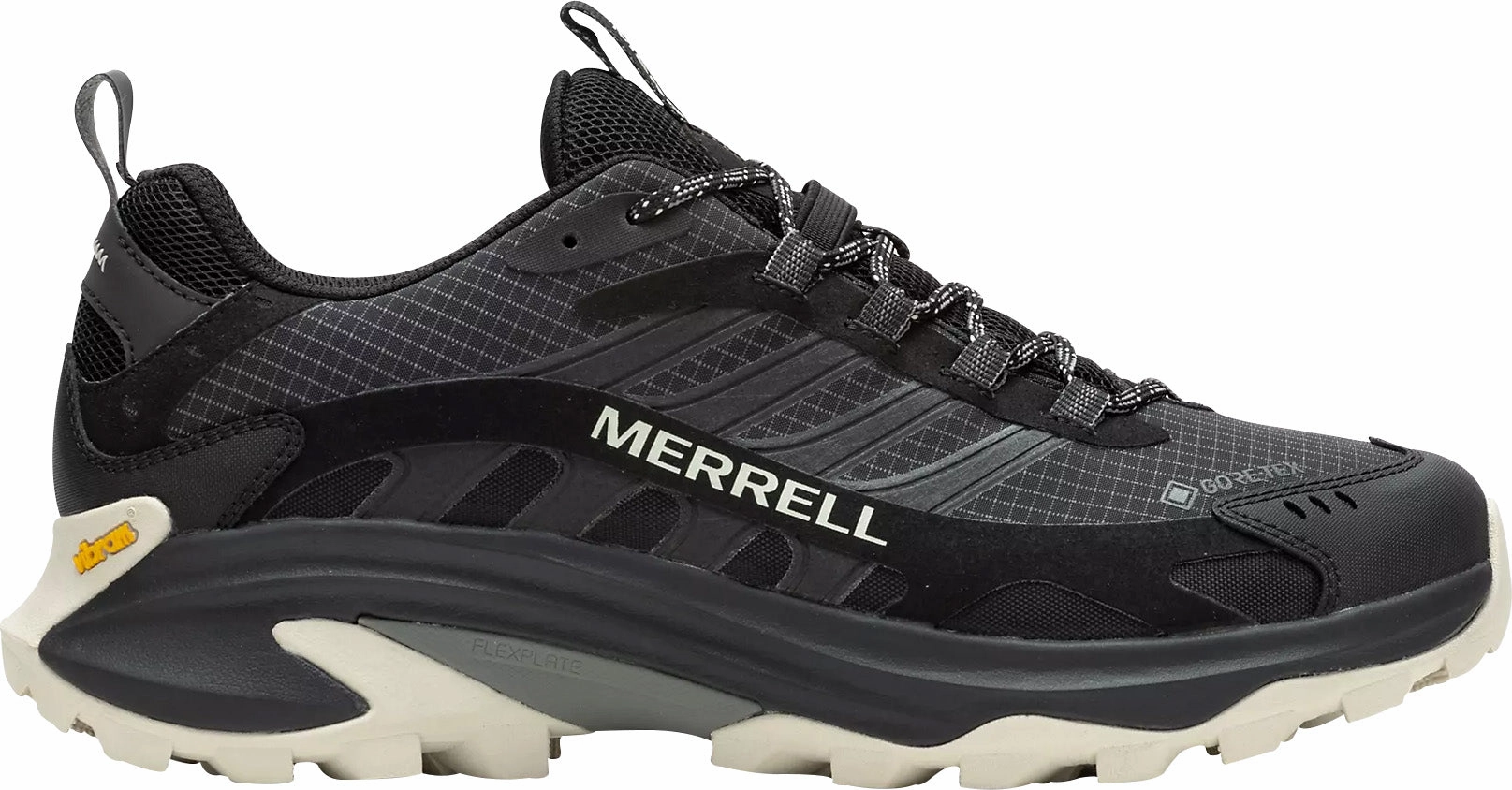 Arch Stability Backpacking Trail Merrell Moab Speed 2 GORE-TEX Mens Walking Shoes - Black