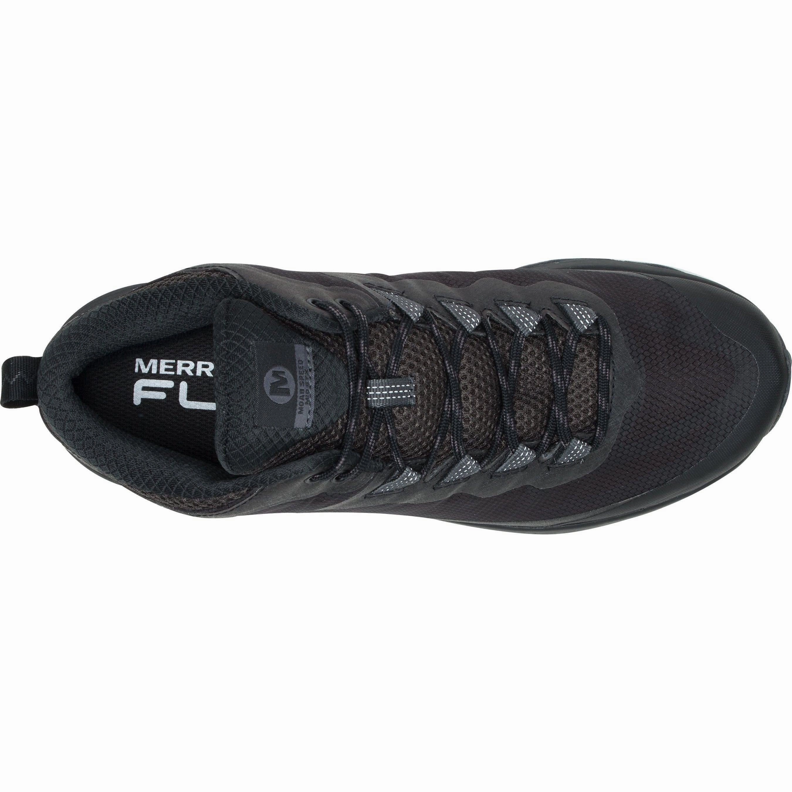 Merrell Moab Speed Mid GORE-TEX Mens Walking Boots - Black Hardy Footwear