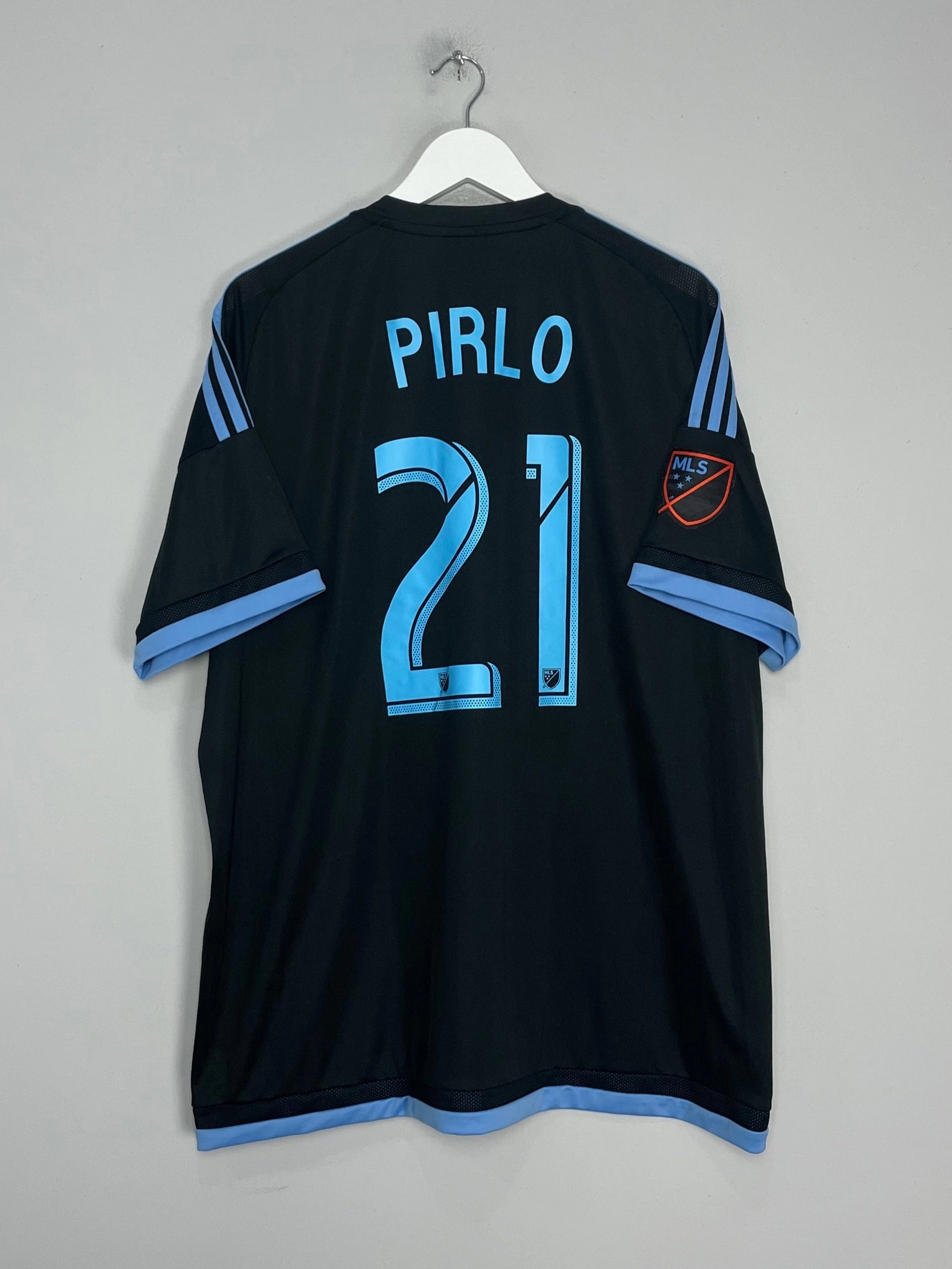 Quick Evaporate Technology 2015/16 NEW YORK CITY PIRLO #21 AWAY SHIRT (XXL) ADIDAS