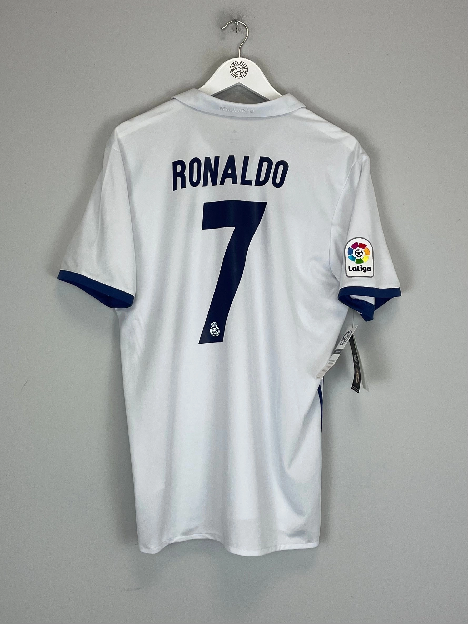 Body Mapping Technology 3D Knit Texture 2016/17 REAL MADRID RONALDO #7 *BNWT* HOME SHIRT (L) ADIDAS