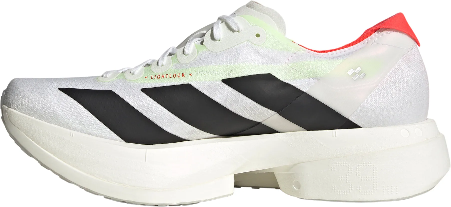 adidas Adizero Adios Pro 4 Mens Running Shoes - White Fast Movement Comfortable Design Features