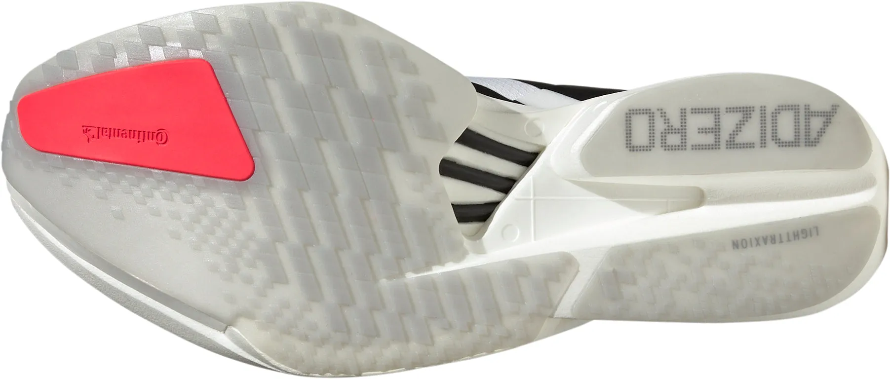 Curved Heel Counter adidas Adizero Adios Pro 4 Mens Running Shoes - White