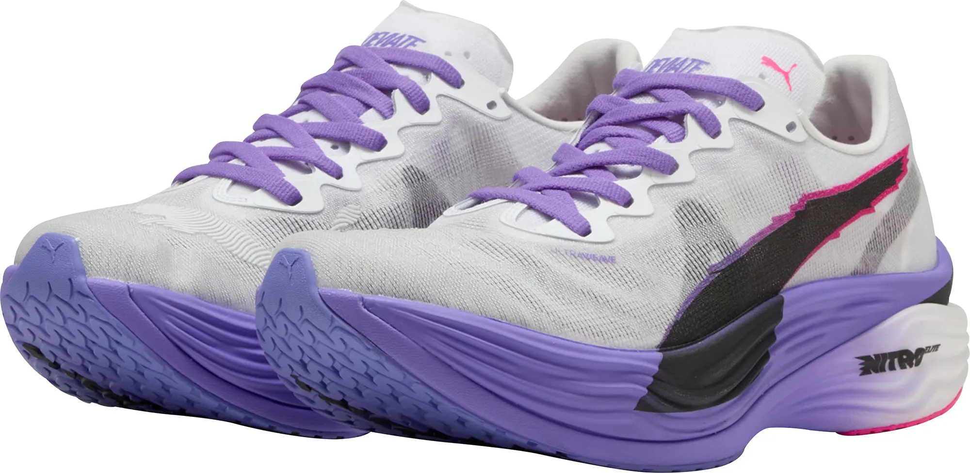 Puma Deviate Nitro Elite 3 Womens Running Shoes - White Hardwearing