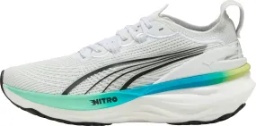 Form Fitting Casual Travel Puma ForeverRun Nitro 2 Womens Running Shoes - White