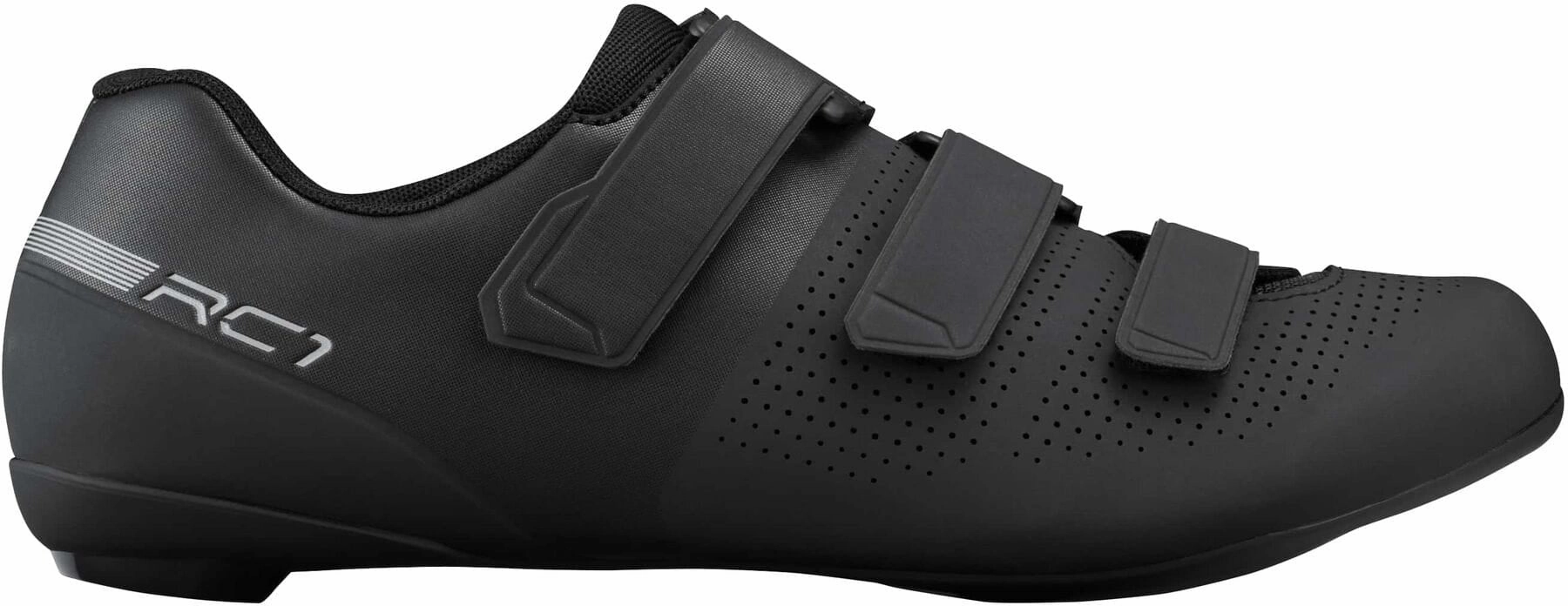 lace up closure Shimano RC102 Mens Road Cycling Shoes - Black