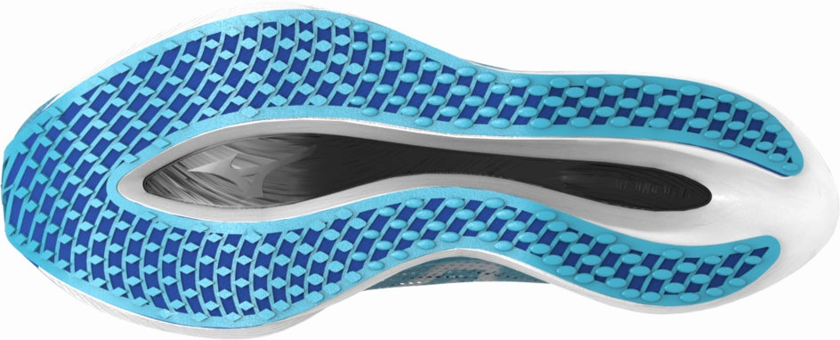 Pressure Zone Mapping Mizuno Wave Rebellion Pro 2 Running Shoes - Blue