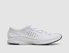 Vegan Friendly Build Nike Women's Air Superfly White / Metallic Silver - Black