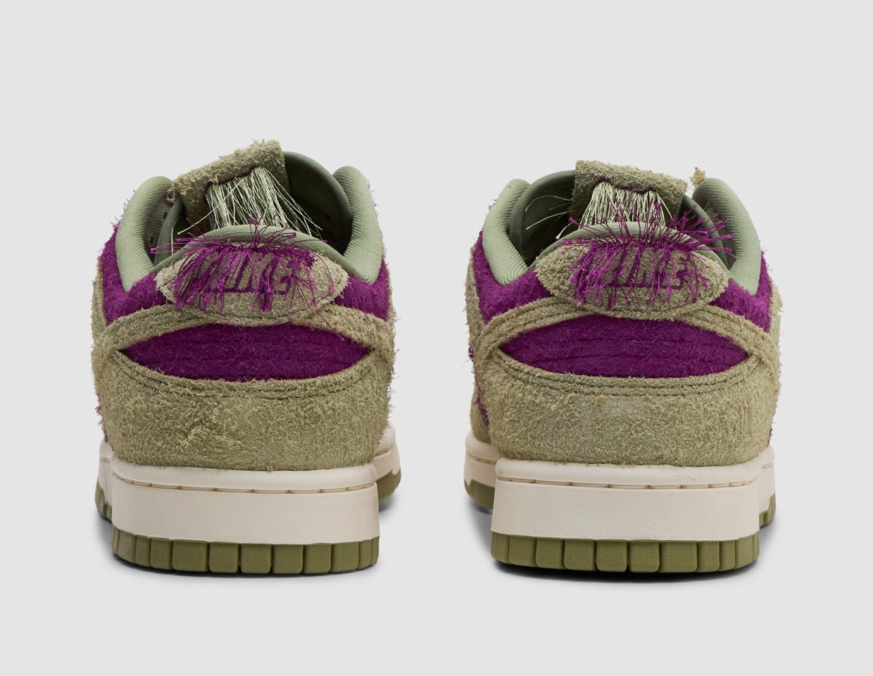 Nike Dunk Low Retro SE Viotech / Dusty Olive - Pale Ivory Dynamic Response Technology Motion Control Fit