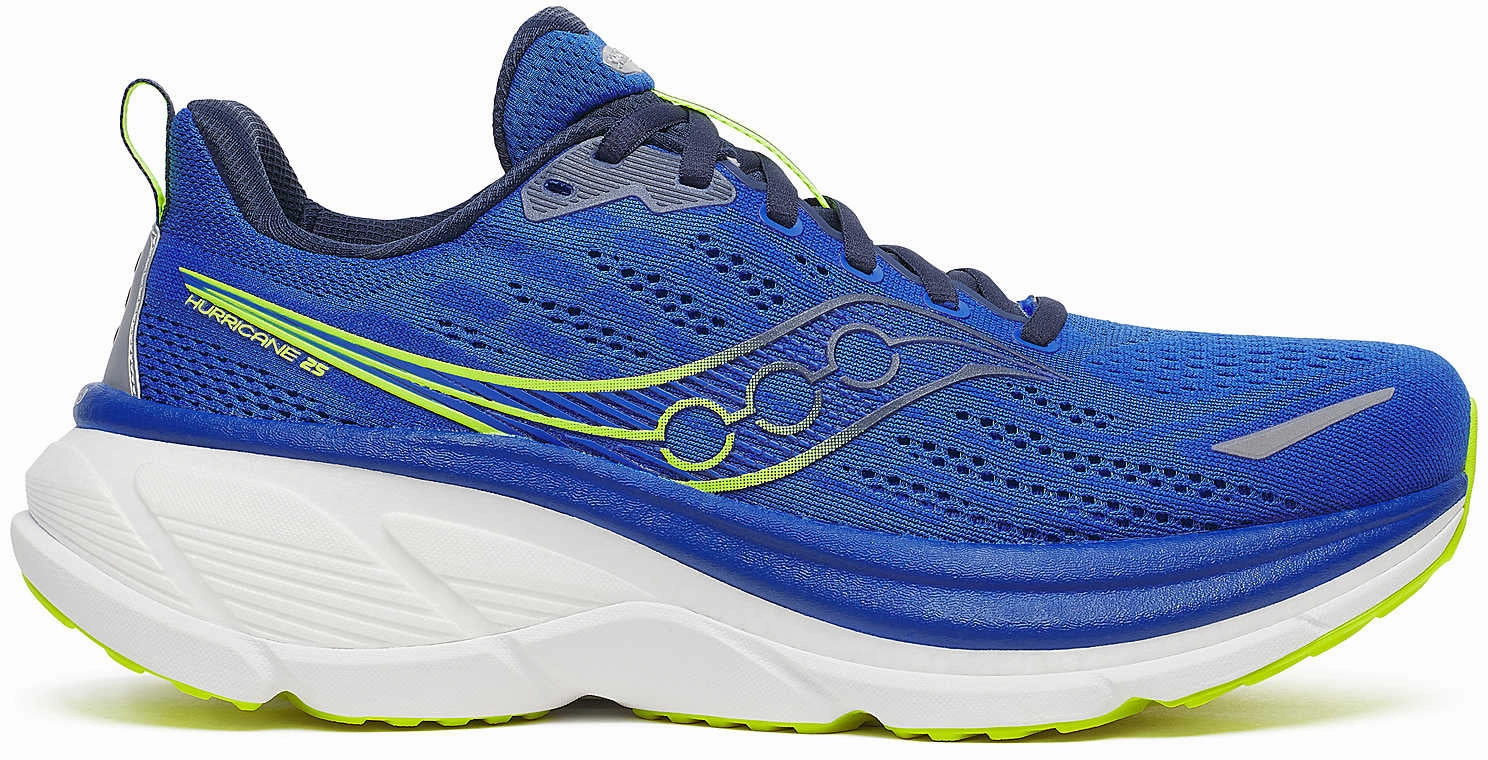 Saucony Hurricane 25 Mens Running Shoes - Blue Unique Style On-the-Go Wear