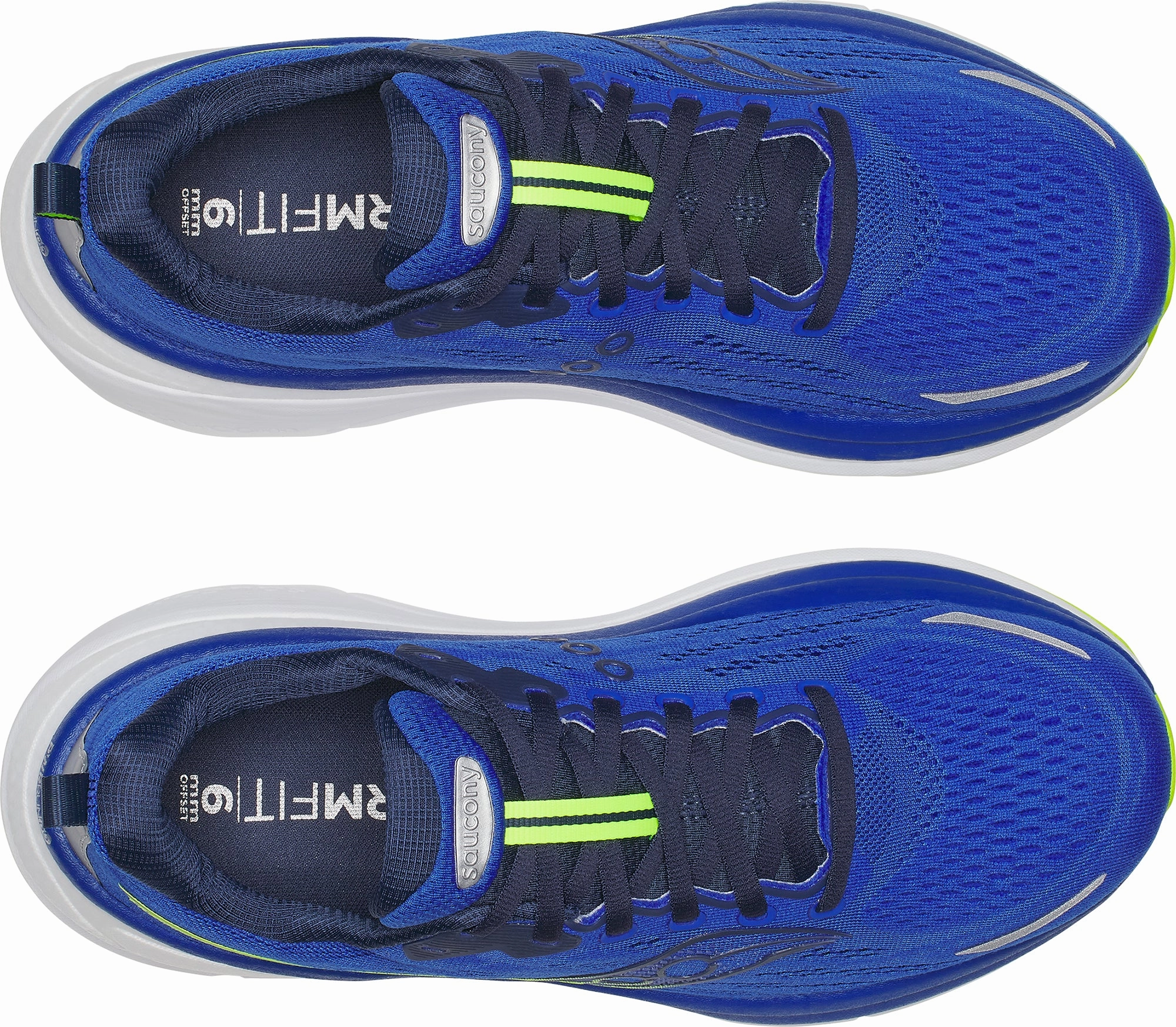 Saucony Hurricane 25 Mens Running Shoes - Blue Thermal Regulating Layer Runner's Choice