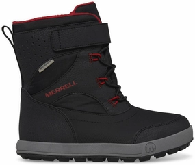 Merrell Snow Storm 3.0 Childrens Waterproof Boots - Black Outdoor Climb