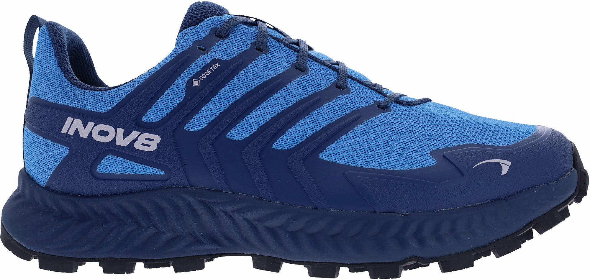 Supportive Walk Inov8 Roclite GORE-TEX WIDE-FIT Mens Walking Shoes - Blue
