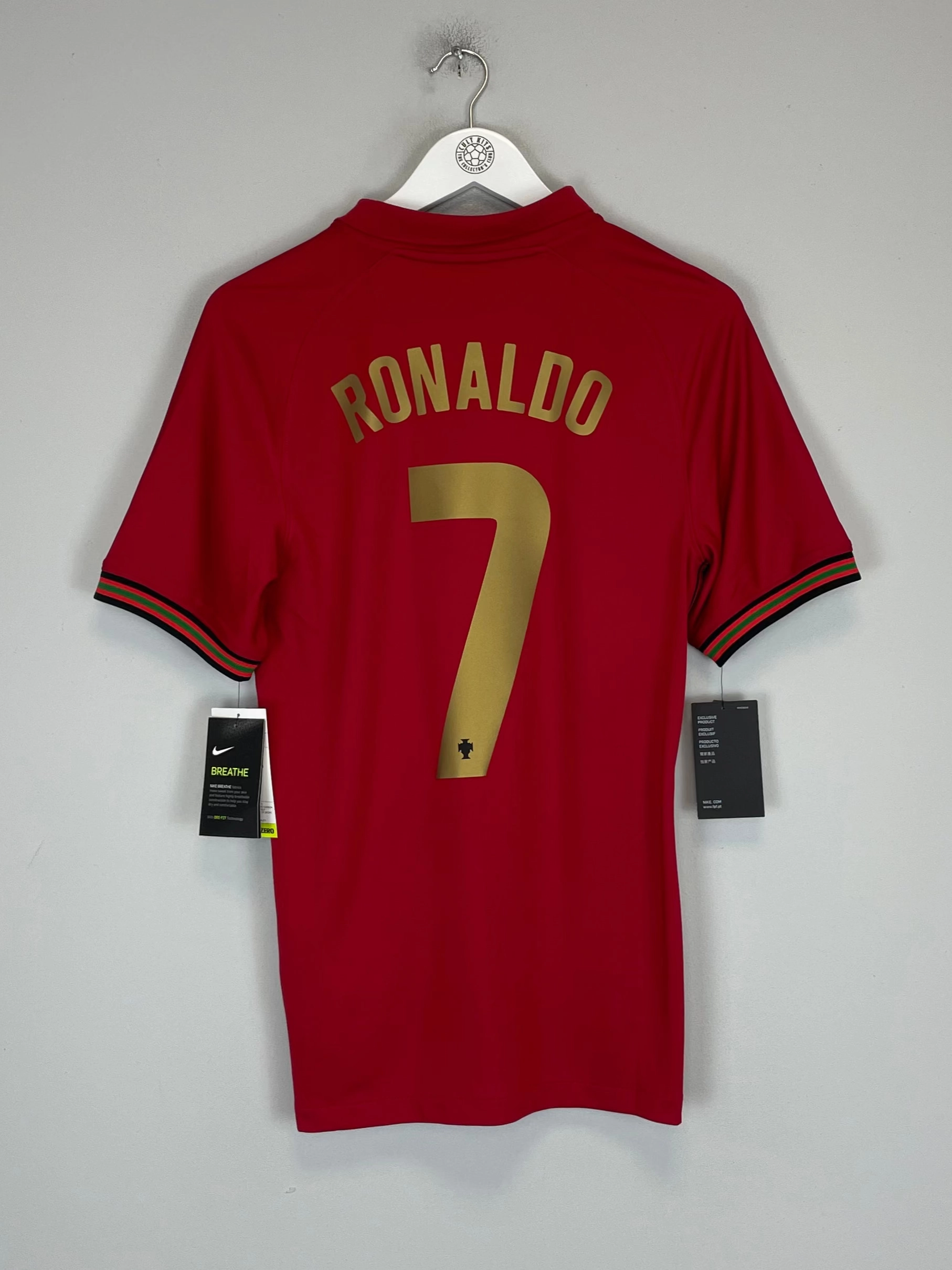 Cozy Performance Breath Panel 2020/21 PORTUGAL RONALDO #7 *BNWT* HOME SHIRT (S) NIKE