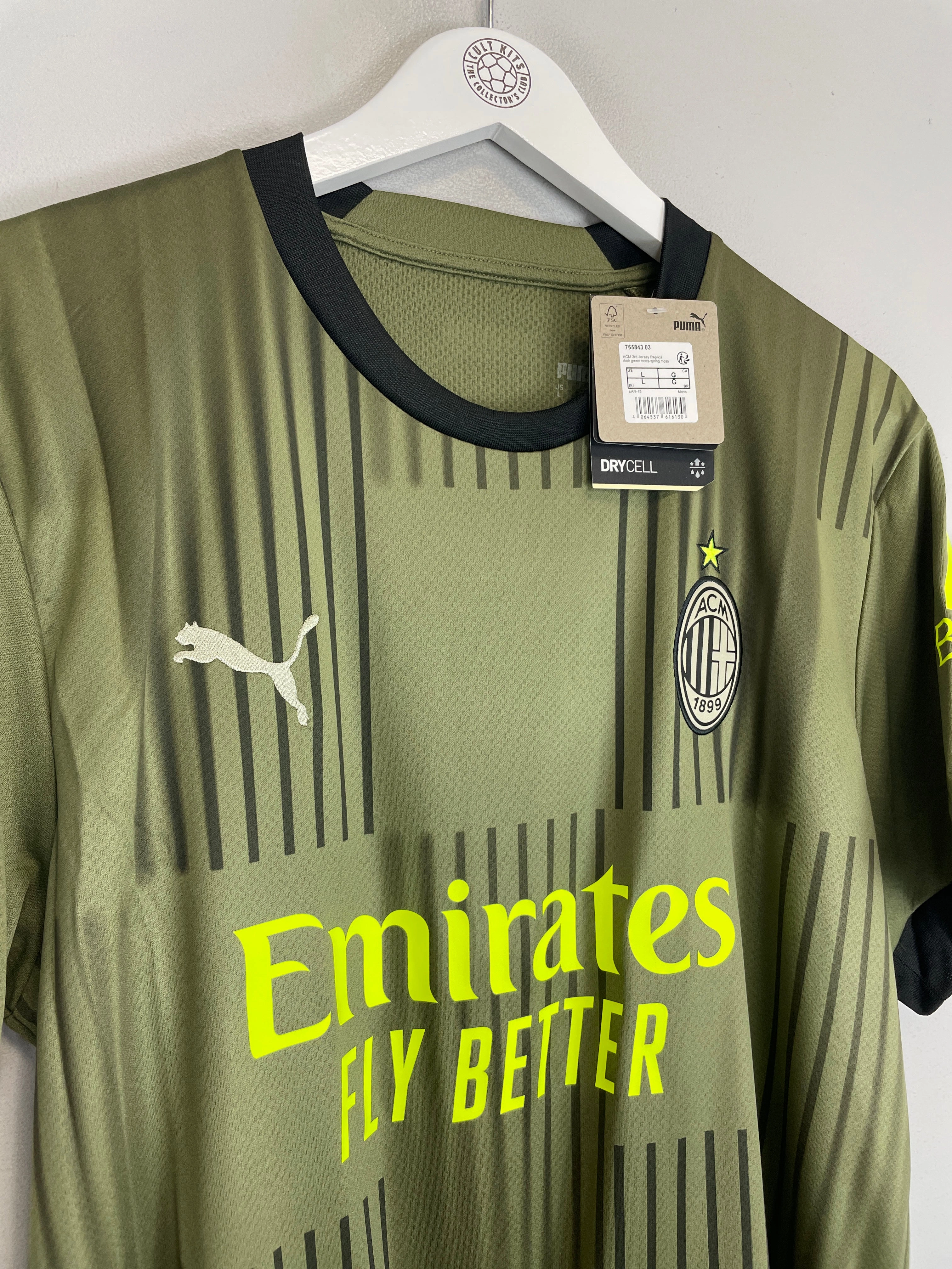 2022/23 AC Milan *BNWT* Third Shirt (Multiple) Puma UV Protection Fabric Refined fit