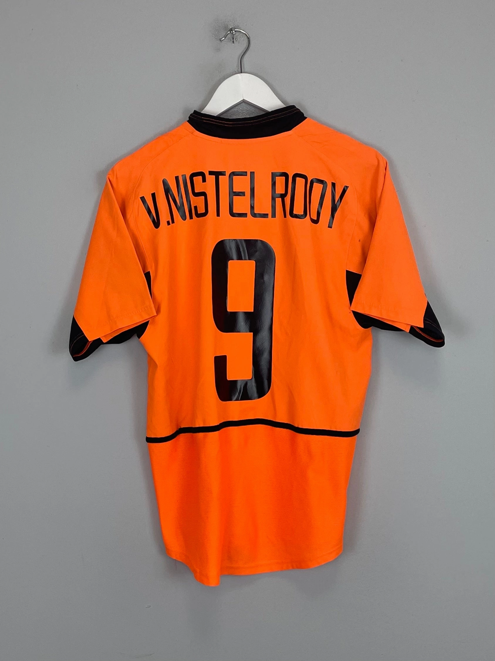 2002/04 NETHERLANDS V.NISTELROOY #9 HOME SHIRT (S) NIKE Lightweight Fabric