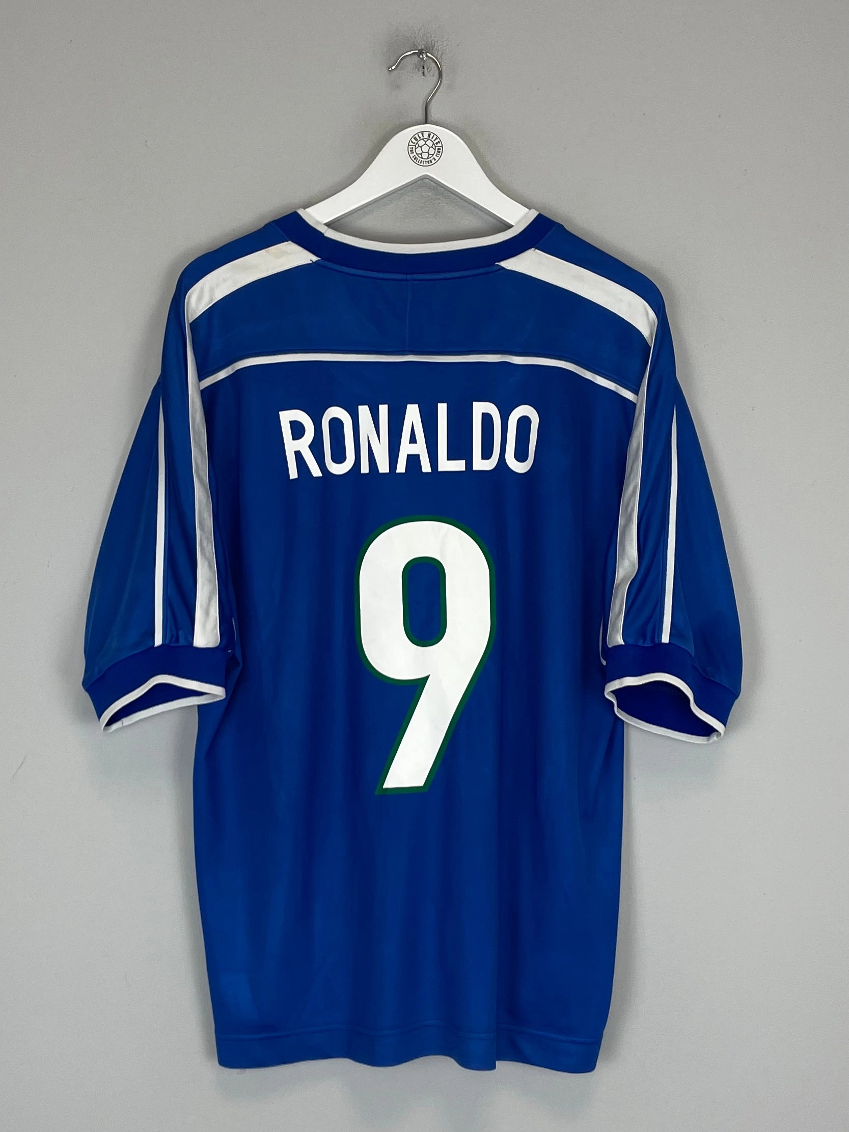 1998/00 BRAZIL RONALDO #9 AWAY SHIRT (L) NIKE Perfect Motion