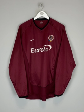 Rush Ready Dynamic Wear 2002/03 SPARTA PRAGUE L/S HOME SHIRT (XL) NIKE