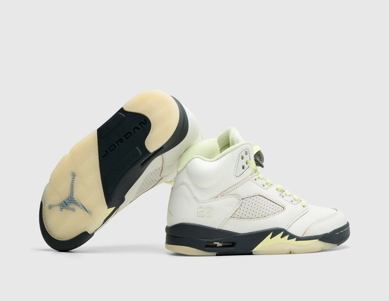 Jordan Women's 5 Retro Sail / Luminous Green - Anthracite Odor Resistance