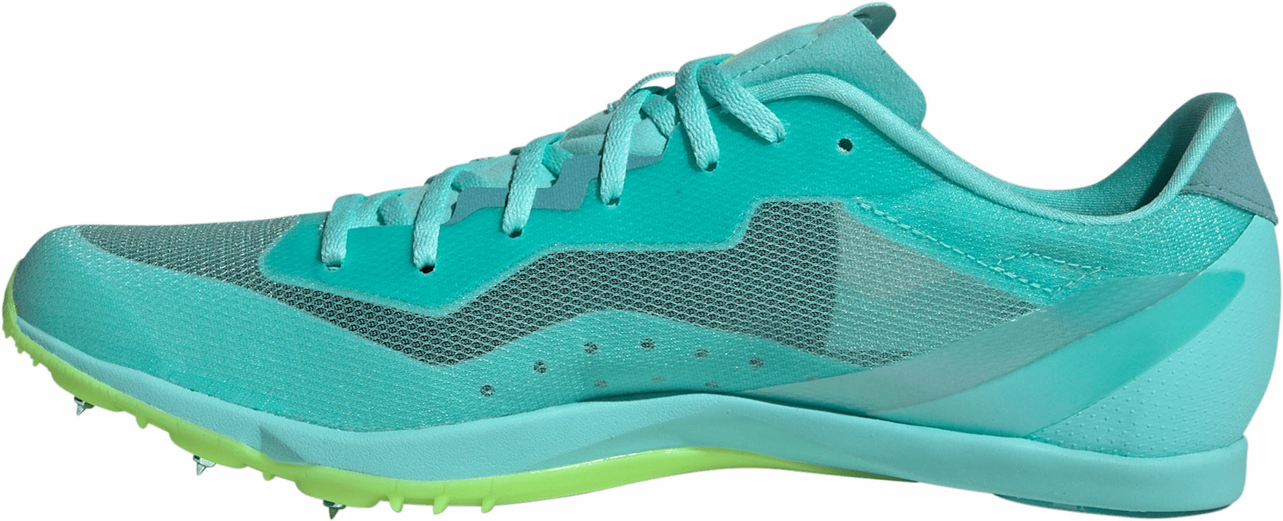 adidas Adizero Distancestar Running Spikes - Green Hard Field Body Control