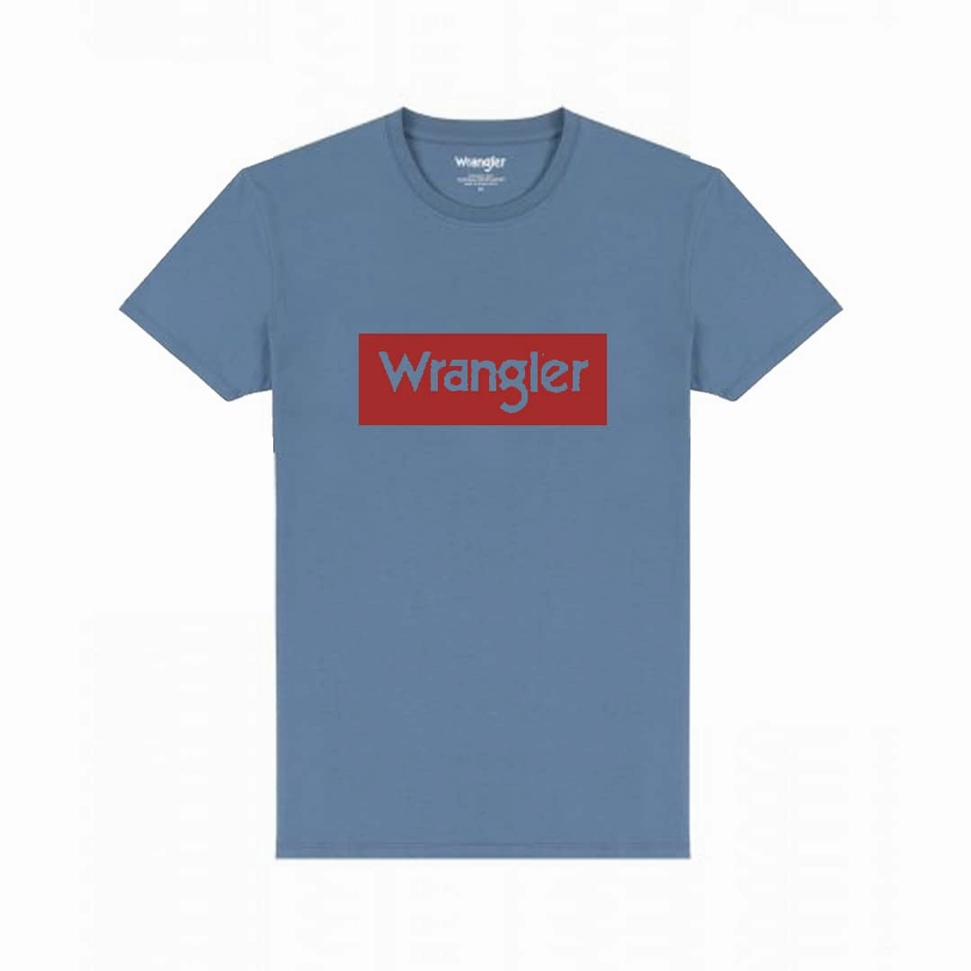 quick dry Wrangler Men Blue T shirt