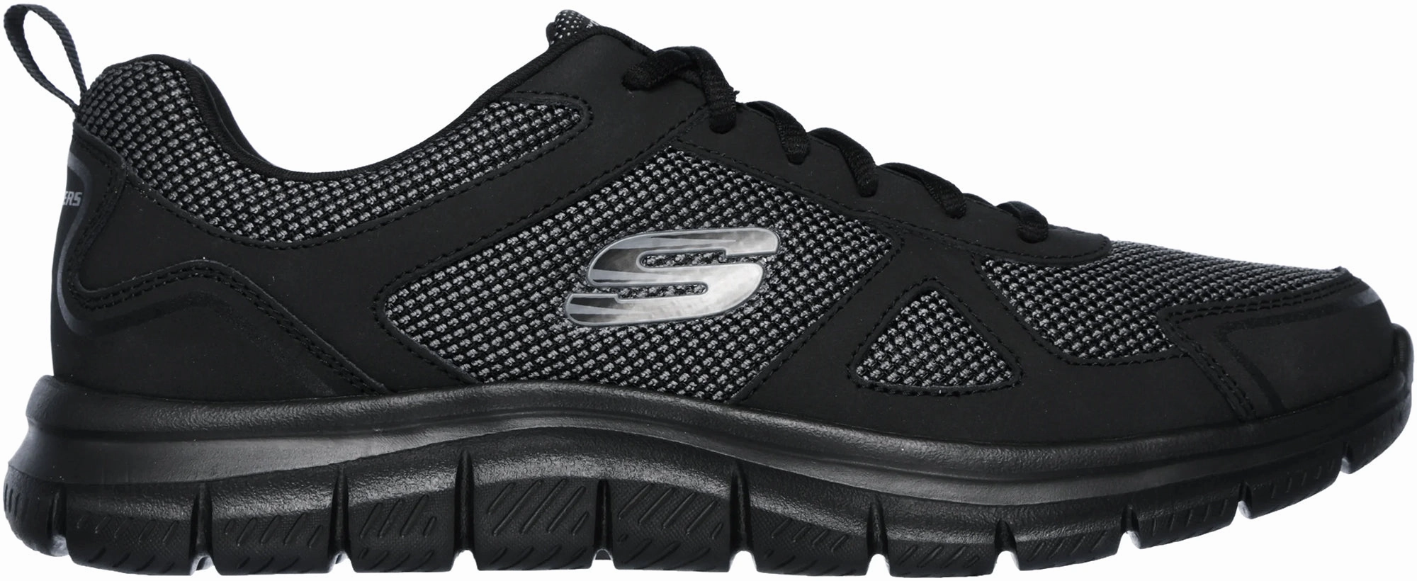 Energy Transfer Adaptive Lacing Technology Skechers Track Bucolo Mens Training Shoes - Black