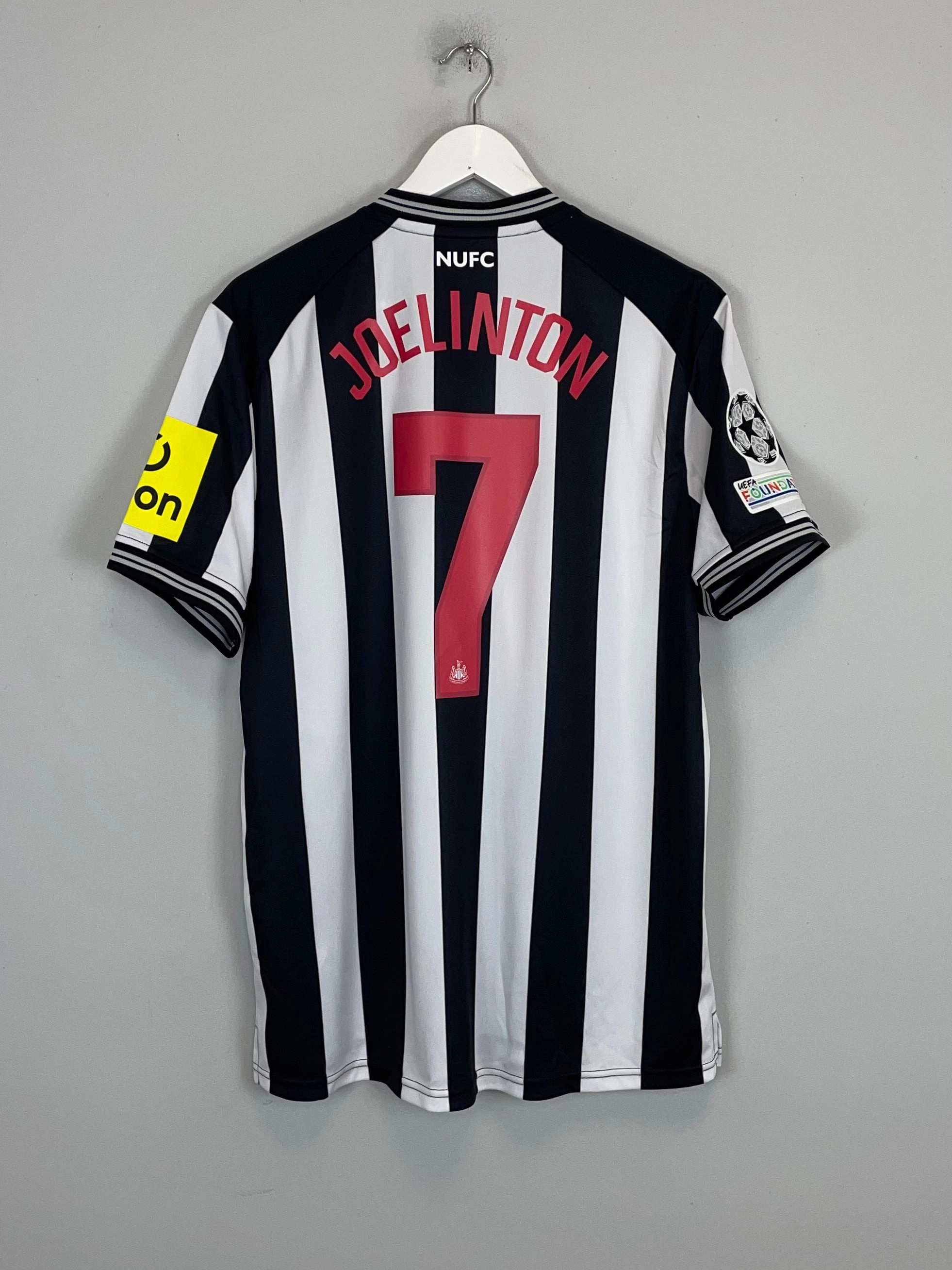 Quick Repair Yarn Eco Conscious Dye Process 2023/24 Newcastle United Joelinton #7 C/L *BNWOT* Home Shirt (Multiple Sizes) Castore