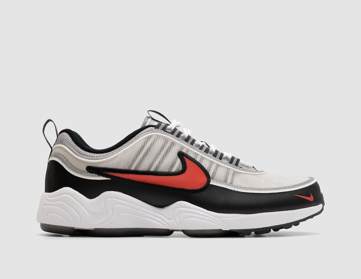 Quick Footwear Nike Air Zoom Spiridon Metallic Silver / Sport Red - Black