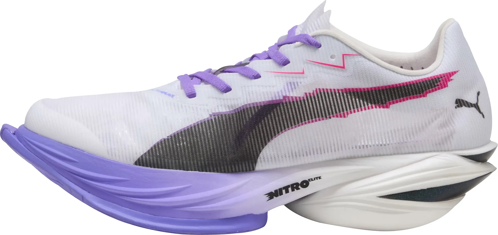 Airflow Optimized Puma Fast-R Nitro Elite 3 Mens Running Shoes - White