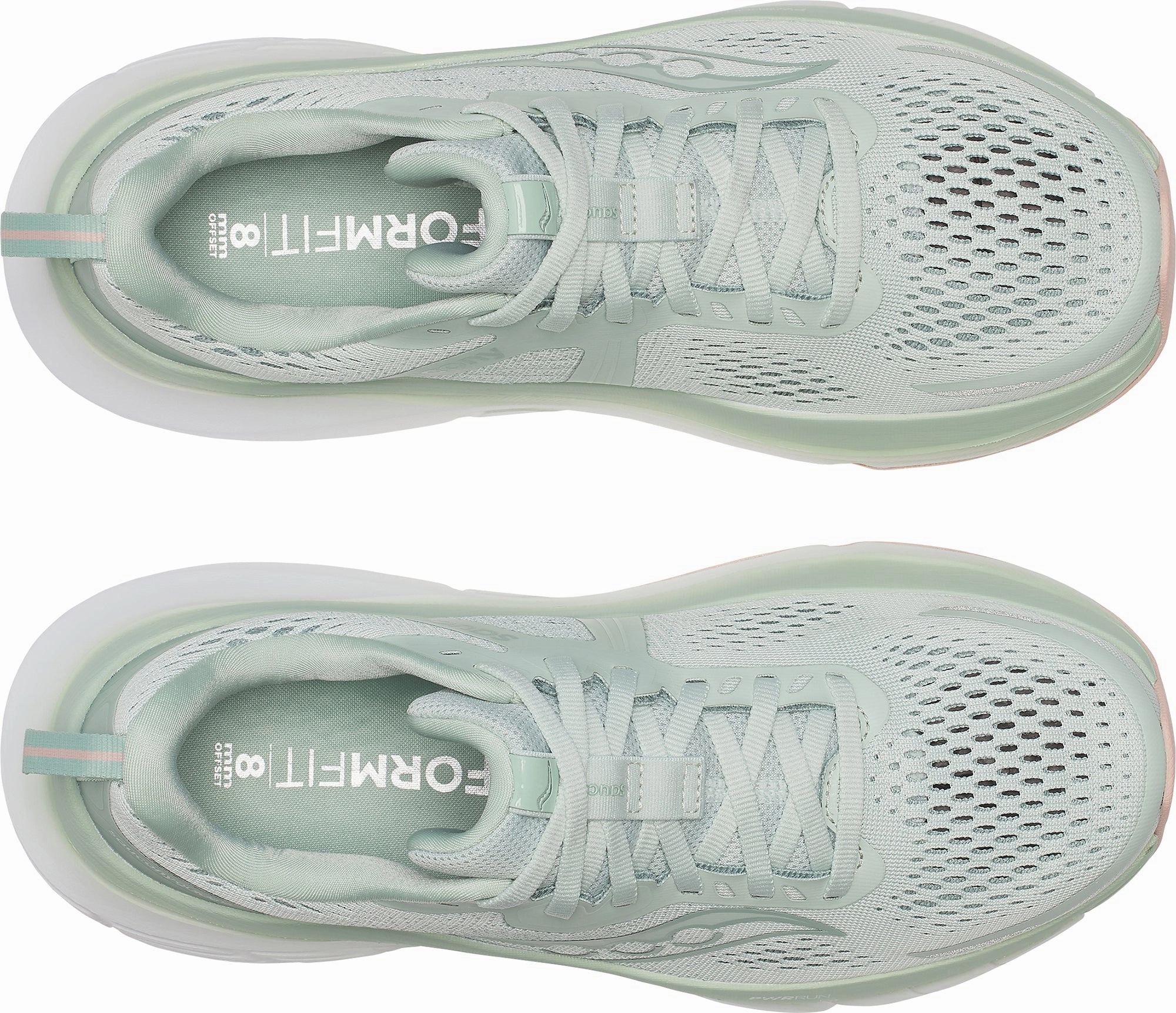 Cushion Sole On The Go Saucony Guide 18 Womens Running Shoes - Green