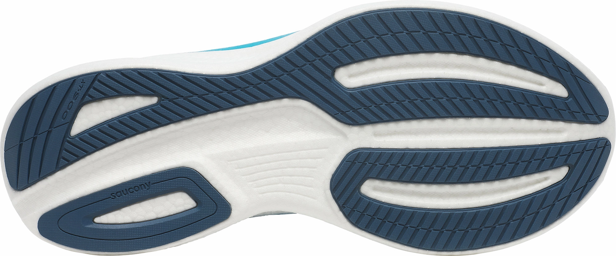 Saucony Ride 17 Womens Running Shoes - Blue Seamless Inner Construction Fit Everyday