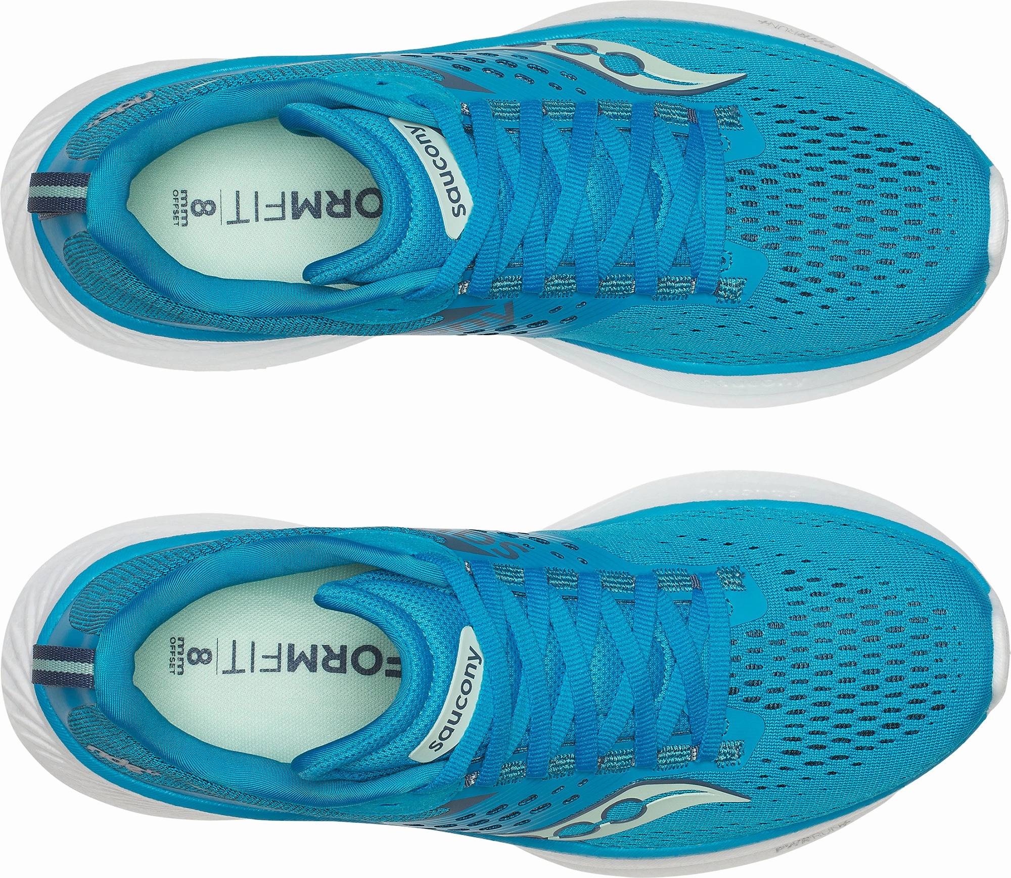 Versatile Usage Saucony Ride 17 Womens Running Shoes - Blue