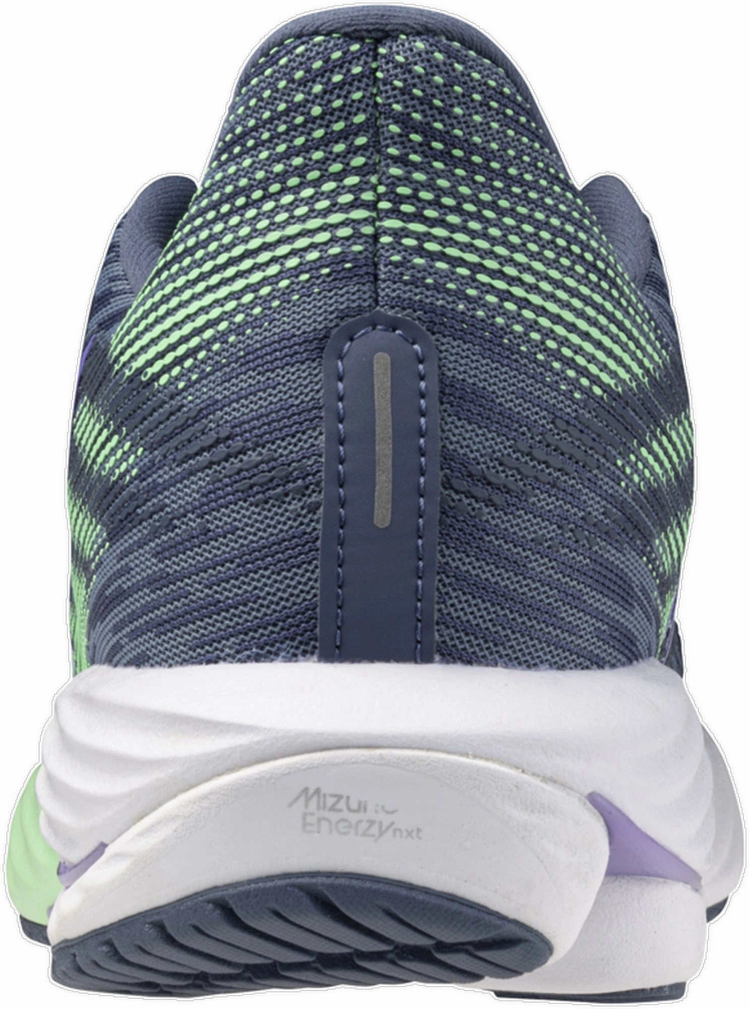 Mizuno Wave Rider 28 Womens Running Shoes - Blue Unbeatable Traction Recycled Rubber Compound