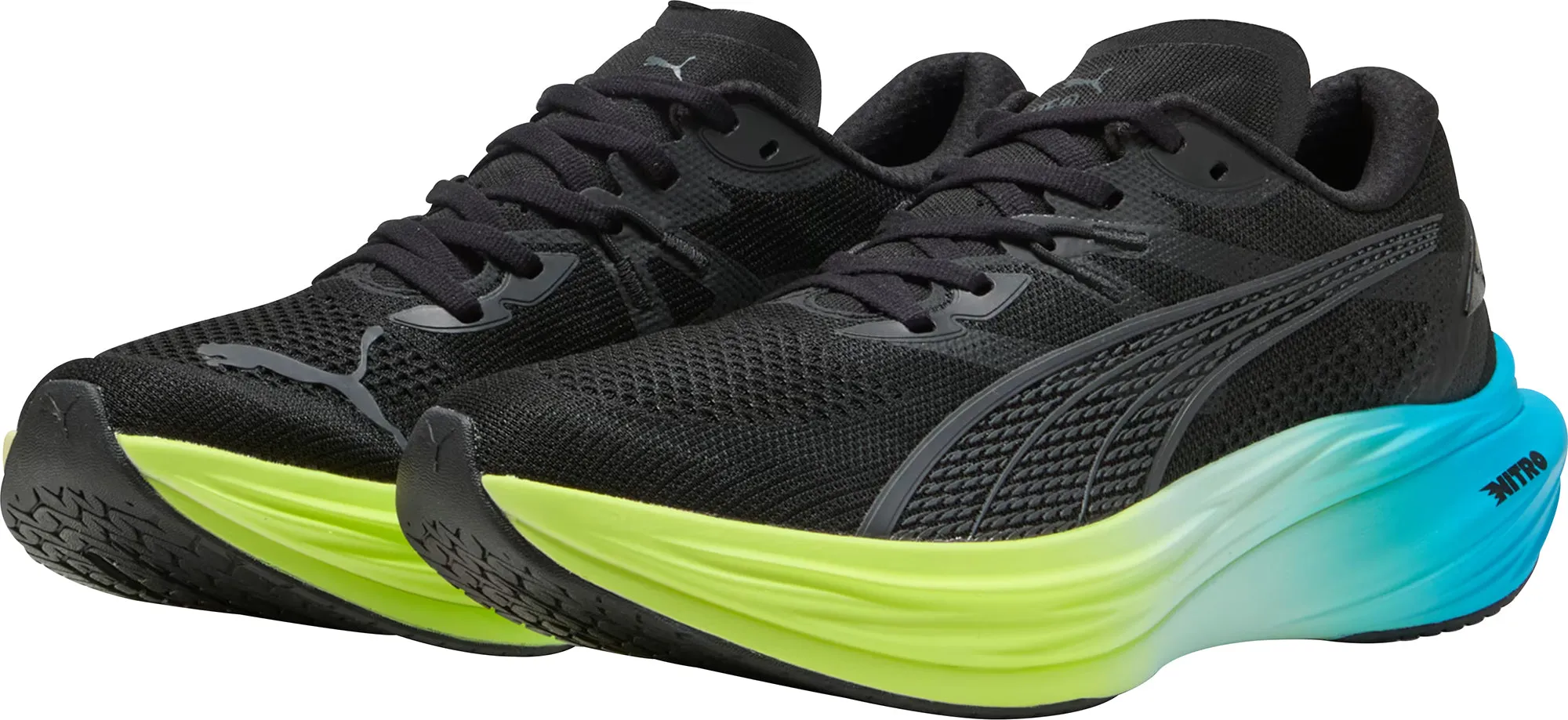 Puma Deviate Nitro 3 Mens Running Shoes - Black Durability Tested Indoor style