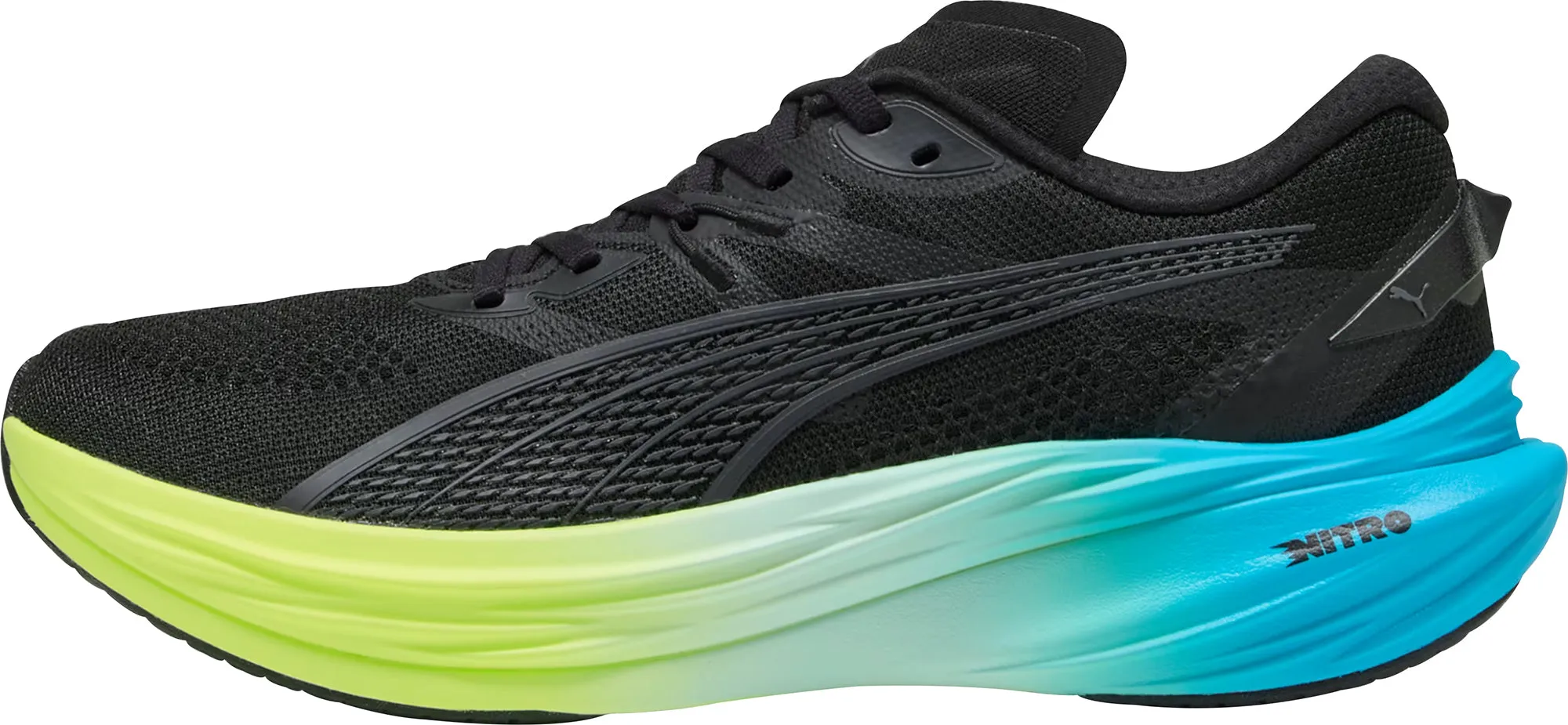 Puma Deviate Nitro 3 Mens Running Shoes - Black Airflow Design